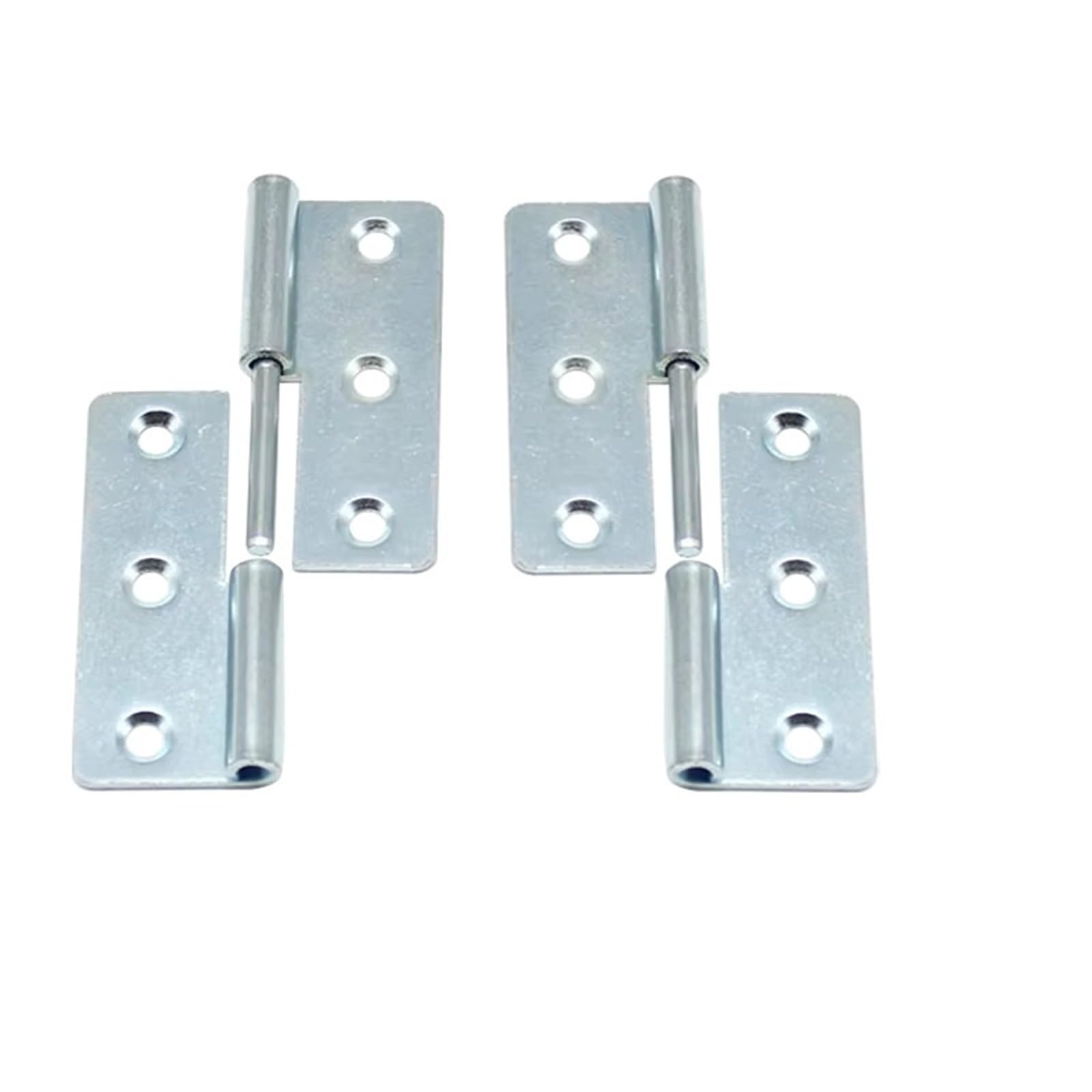 Rmwkrmogrf Left Industrial Cabinet Door /Right Iron Hinge With Zinc Plating Detachable Joint Hardware Accessories 1Pcs(Left)