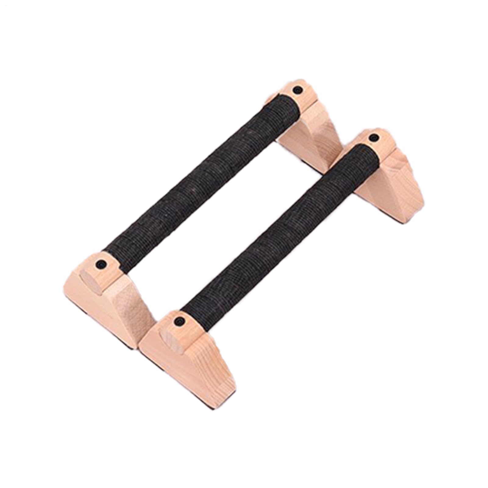 Parallette per flessioni in legno per fitness, supporto per flessioni, attrezzatura per il fitness, strumenti per l'allenamento della forza in palestra a casa, base in gomma antiscivolo, supporto per