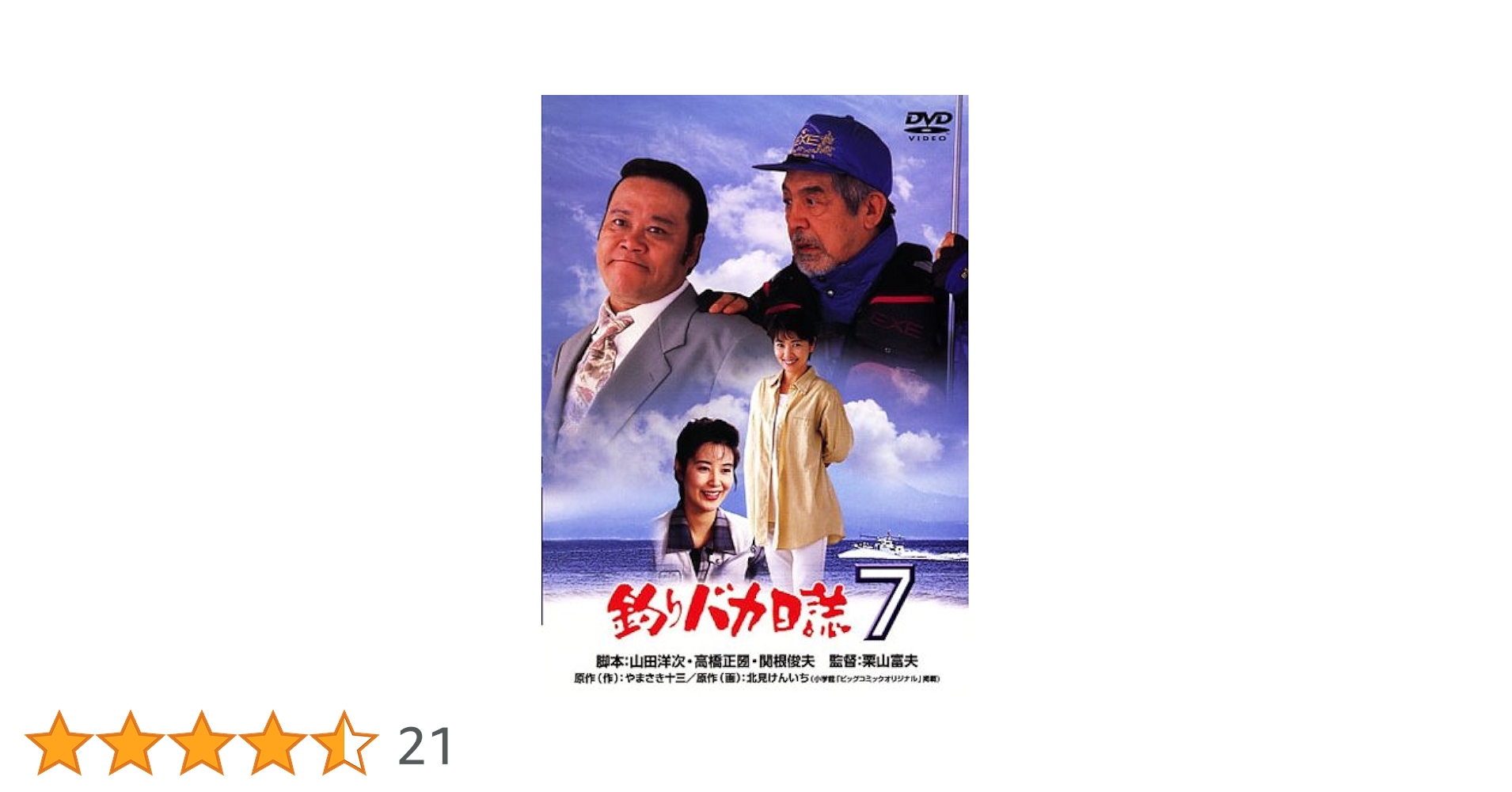 ★映画宣伝用/ポジフィルム/釣りバカ日誌/7枚/西田敏行/三國連太郎/浅田美代子 1993年 映画「釣りバカ日誌6」釜石ロケ （右）三国連太郎と西田