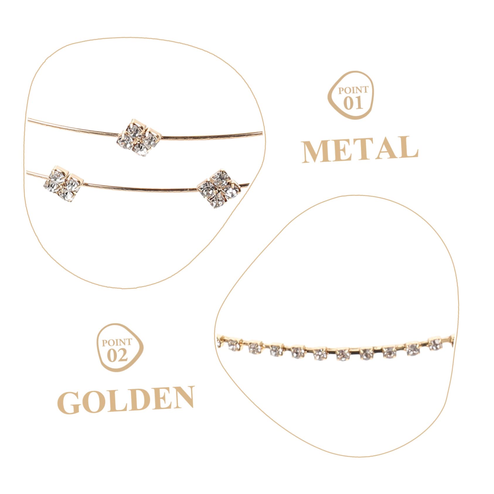 ifundom 20pezzi Coroncina Strass Per Donne Di Cerchietti Eleganti Per Matrimonio e Feste Accessori Di Moda Per Occasioni Speciali