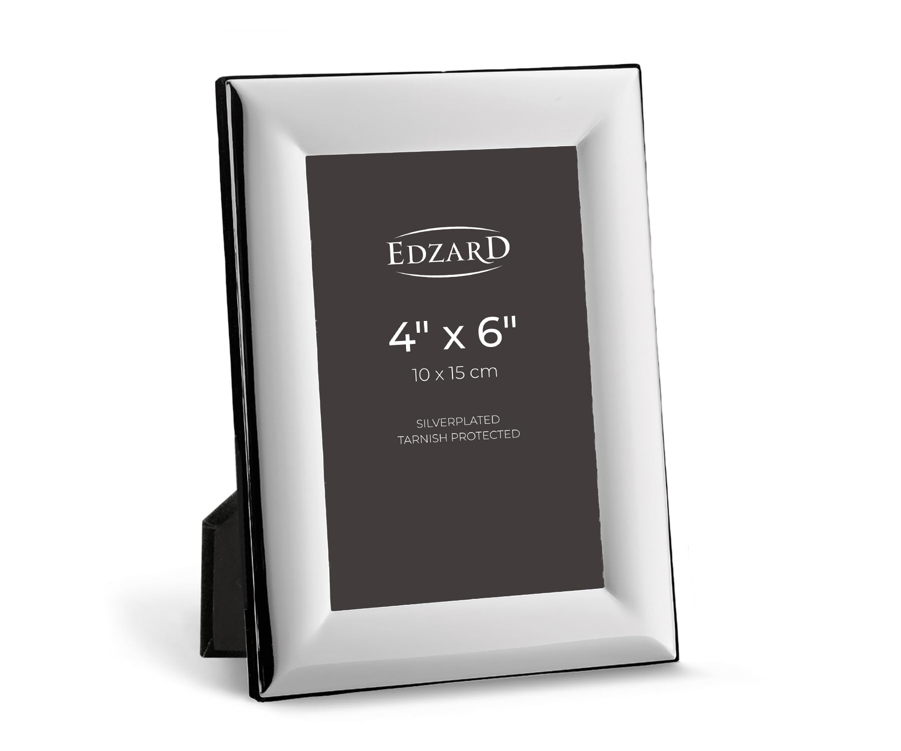 Edzard photo frame Gela for photo 4 x 6 in, silver plated, tarnish protected