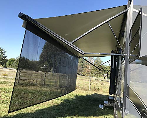 Image of RV Awning Mesh Sun Shade Screen for Motorhome Camper Trailer Sunshade
