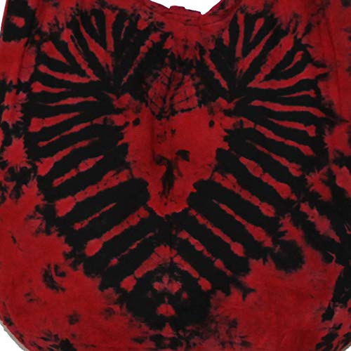 Image of TIE DYE Bohemian Hipster Hobo Boho Hippie Crossbody Bag Purse Black Tone 39 inch