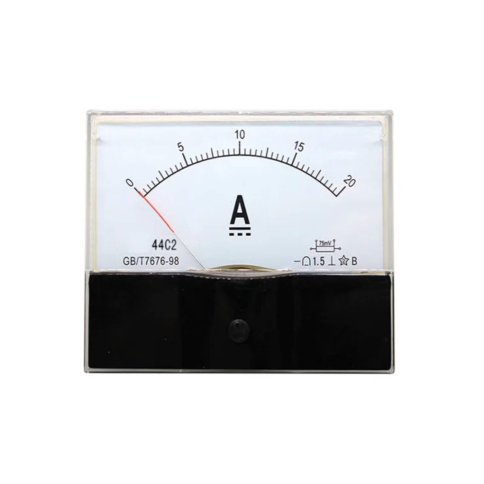 44C2 DC Amperometro Analogico Pannello Puntatore Amperometro 3A/5A/10A/15A/20A/30A/50A/100A/200A/300A/500A 1 Pz(300A 75mA)