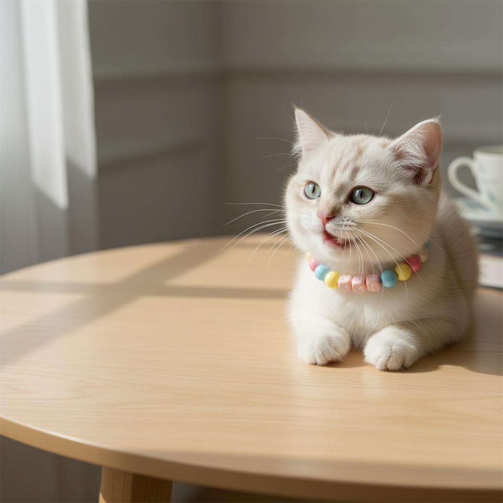 Collare per cani con perline in silicone personalizzato con nome, gioiello per animali domestici, collana per cani color caramella, braccialetto dell'amicizia, regalo per cani, gatti, amanti degli