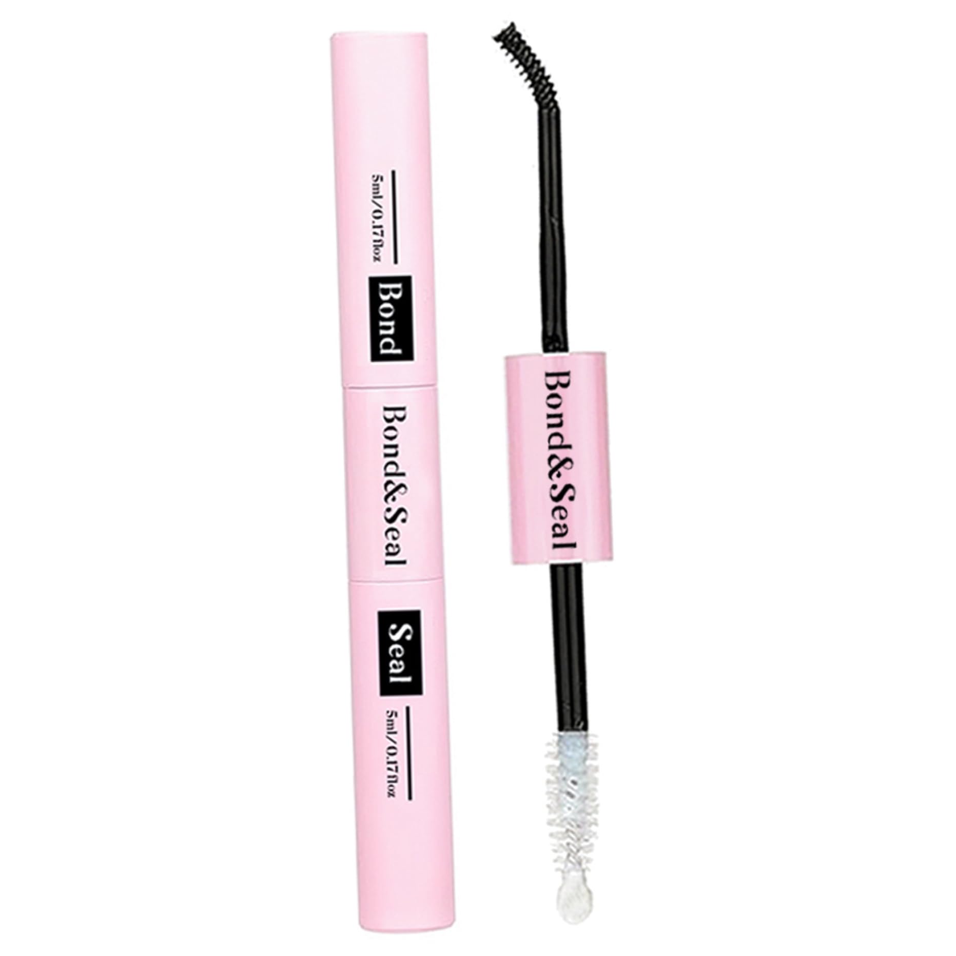 Cluster-Lash-Kleber, schwarzer, doppelseitiger Wimpern-Cluster-Kleber und -Versiegelung, Duo- mit starkem Halt für DIY-Wimpernverlängerungen, inklusive sanftem Entferner, Wimpern