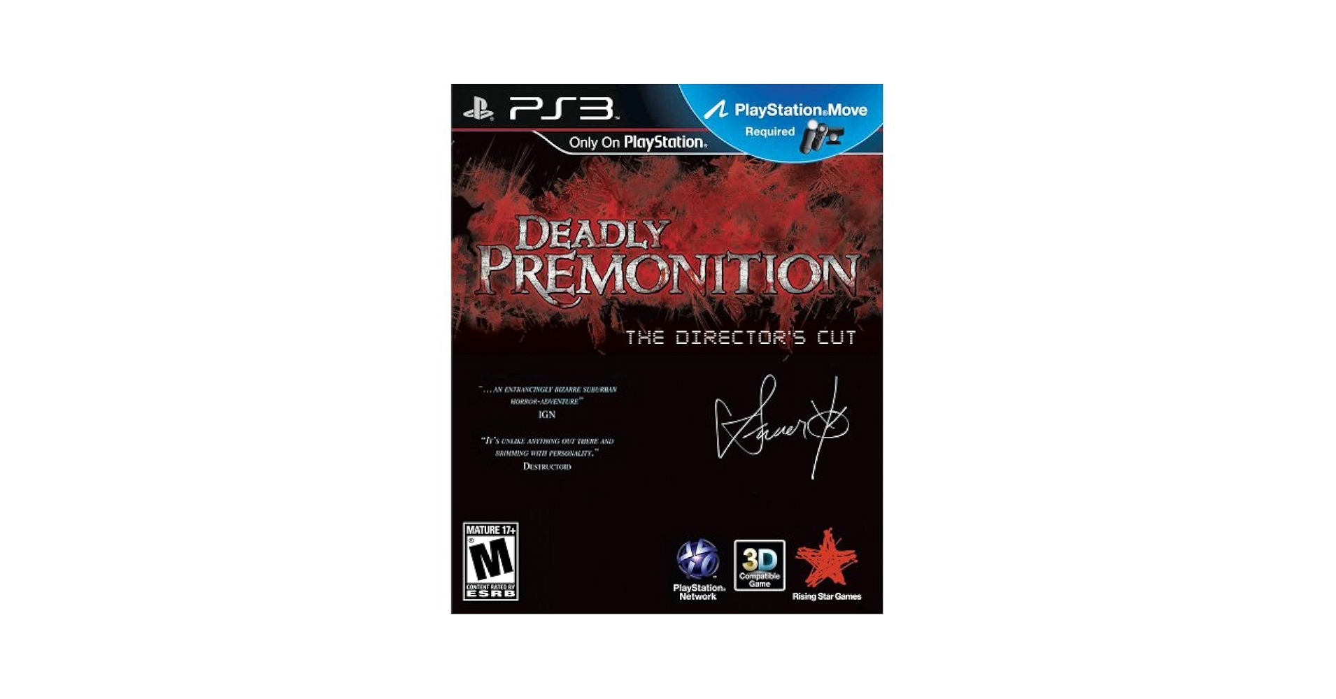 PlayStation 3/プレイステーション 3/プレステ 3/PS 3 マイクロソフト Deadly premonition:the director&amp;#039;s cut レッドシーズプロファイル 北米 ソフト Amazon.com: Deadly Premonition: The Director's Cut