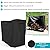 Sunnydaze 5-Foot Firewood Log Rack Cover - Weather-Resistant Outdoor Heavy-Duty Polyester with PVC Backing - Black