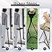 Caña, Bastón Retráctil 87-98 cm con Asiento Silla Plegable Portátil de Altura Ajustable 46-53 cm con Soporte de Cuatro Patas Bastones Senderismo con Asiento para Personas Mayores Y Adultos Imagen de Caña, Bastón Retráctil 87-98 cm con Asiento Silla Plegable Portátil de Altura Ajustable 46-53 cm con Soporte de Cuatro Patas Bastones Senderismo con Asiento para Personas Mayores Y Adultos