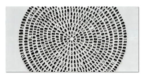 Limiyer Black White Abstract 60x30