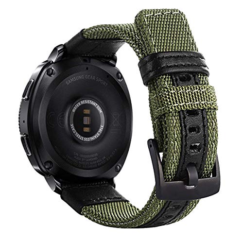 Pulseira de relógio de nylon premium com tecido de lona da OTAN, pulseira de relógio de lona, milita