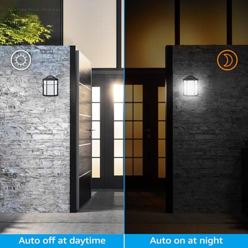 LEONLITE 3CCT Dusk to Dawn Outdoor LED Wall Light, Aluminum, Waterproof - image 4