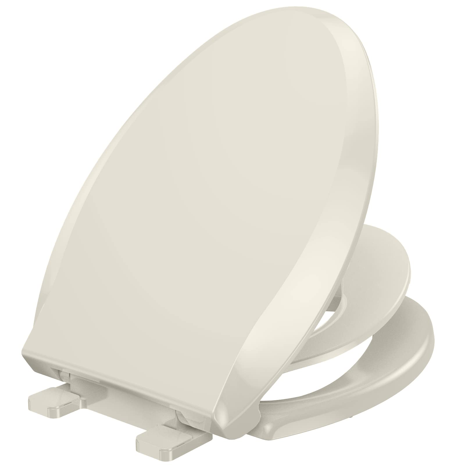 YASFEL Toilet Seat with Toddler Seat Built in, Potty Training Toilet Seat for Toddlers, Kids & Adults White Plastic Toilet Seats Elongated Slow Close with Magnets(White, 18.5”) — view 10