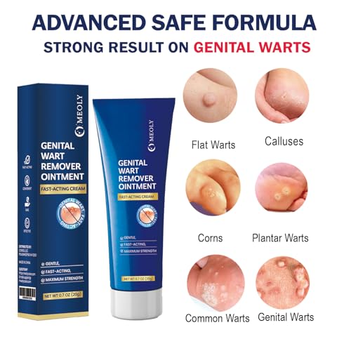 Image of MEOLY Genital Wart Remover Cream: Genital Wart Removal Ointment with Salicylic Acid Fast-Acting, Gentle for Men and Women