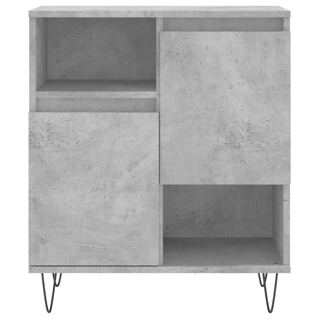 Domowe szafki i przechowywanie, bufety i komody, kredens Beton szary 60x35x70 cm drewno inżynieryjne