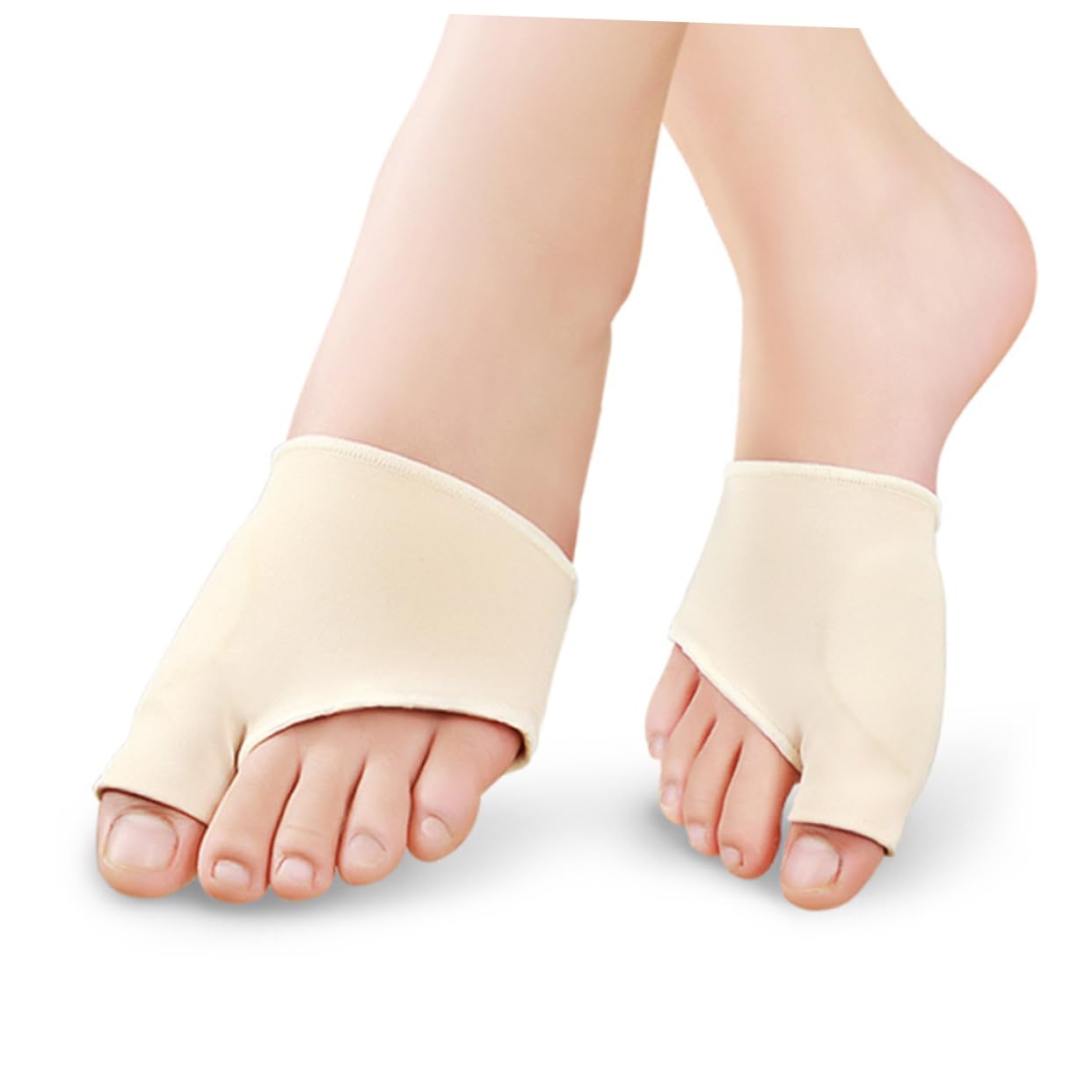 FOMIYES Gel Sleeves Protectors Bunion Hallux Splints Bunion Blisters Protection Tape for Bunions for Size s (skin)