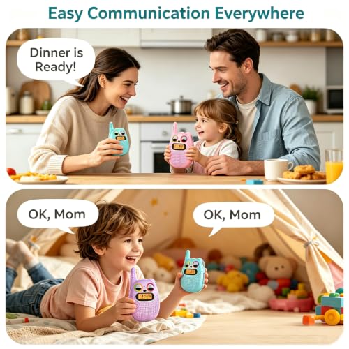 Qniglo Walkie Talkies for Kids Ages 3-12 Walkie Talkie Toys for Boys Girls - image 3