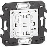 BTICINO Living Now K4574CW Szenario Tag/Nacht Zentrale Steuerung für Lichter, Jalousien und Smart-Steckdosen, WiFi-Schalter mit Batterie, Oberfläche, Fernsteuerung, Automatisierung, Smart Home