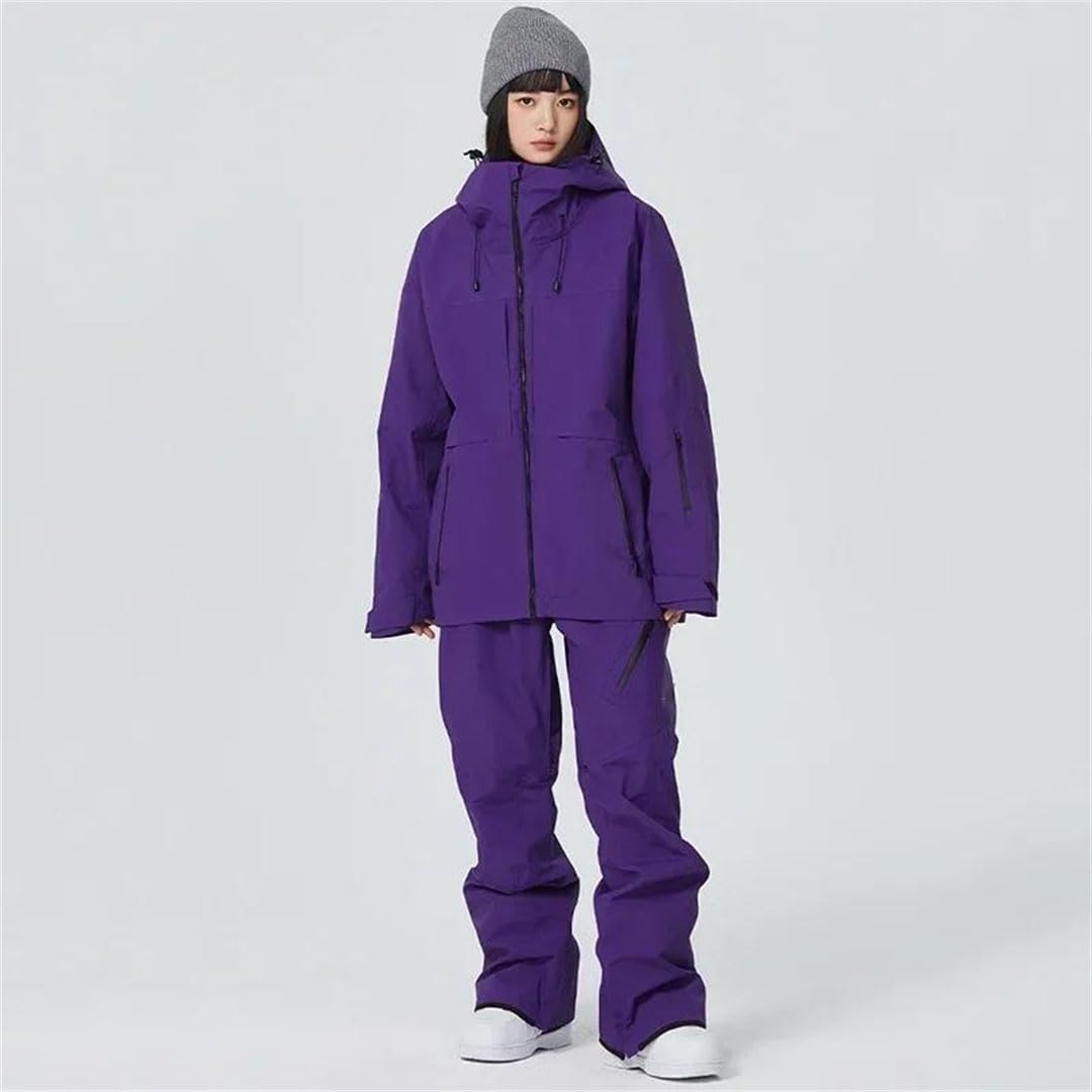 Unisex Outdoor Ski Suits Snowboard Sci Tuta Sport Impermeabile Neve Felpa Con Cappuccio Vestiti Pantaloni Set