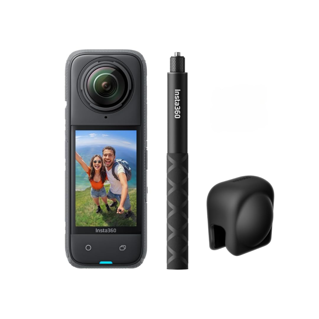 Amazon | Insta360 X3 - 防水360アクションカメラ、1/2インチ48MP 