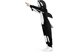 Black Orca Onesie Pajamas