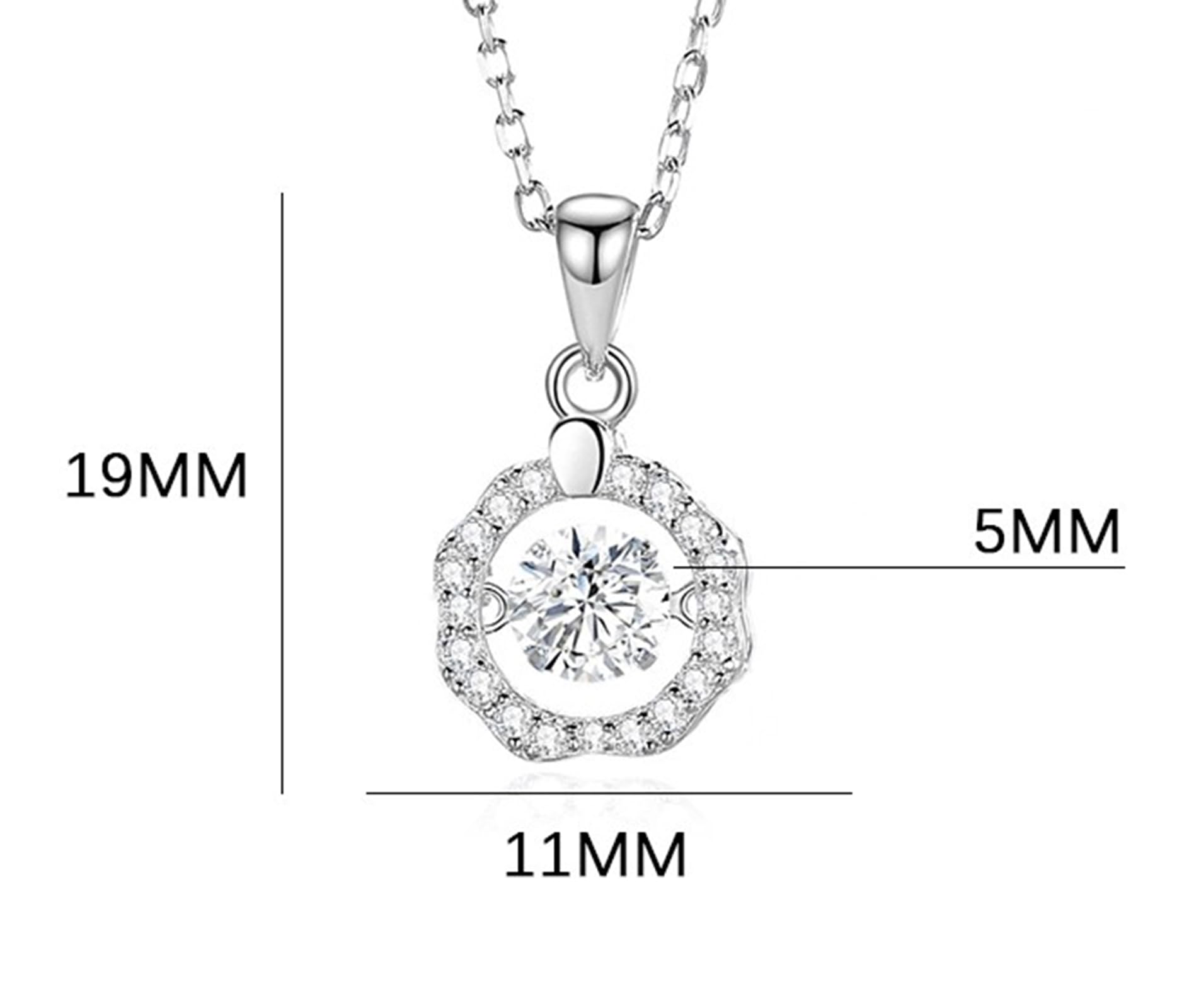 Wycian Hermosos collares para mujer, collares ajustables para mujer, borde ondulado dorado, halo de 40 + 5 cm