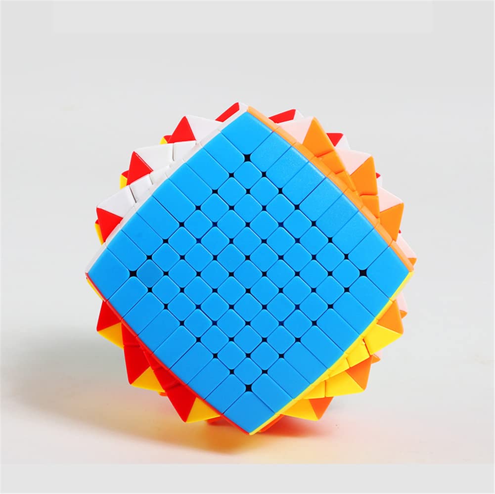 MIPOPS Speed Cube 8x8, 9x9, 10x10, 11x11, 12x12, 13x13, 14x14, 15x15, 17 x 17,19 x 19 Colección de Juguetes Cubo de Rompecabezas de Gama Alta de Gama Alta,09x09