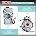 YFM350 Carburetor Compatible with Yamaha 1987-1990 & 1992-1995 Moto-4 350 YFM350/1987-2004 Warrior 350 YFM350/1987-1998 Big Bear 350 YFM350/1996-1998 Kodiak 400 YFM400/1995 Wolverine 350 YFM35F