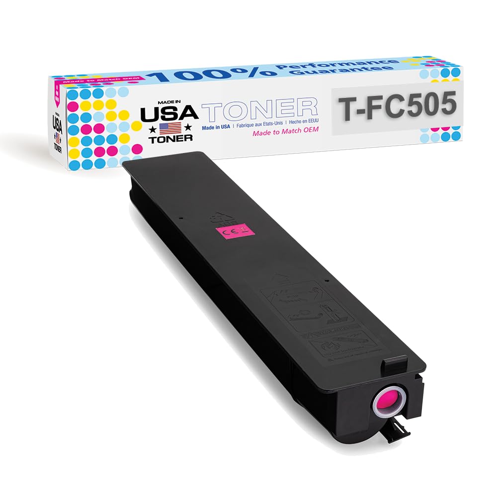 MADE IN USA TONER Compatible Replacement for use in Toshiba e-Studio 2505AC, 3005AC, 3505AC, 4505AC, 5005AC, T-FC505UM (Magenta)