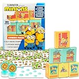 Minions Party Favors for 20 Guests Bundle ~ 20 Pieces Despicable Me Favor Boxes with Stickers, Tattoos and Stampers for Kids Birthday Party | Minions Party Supplies and Decorations Combo Pack