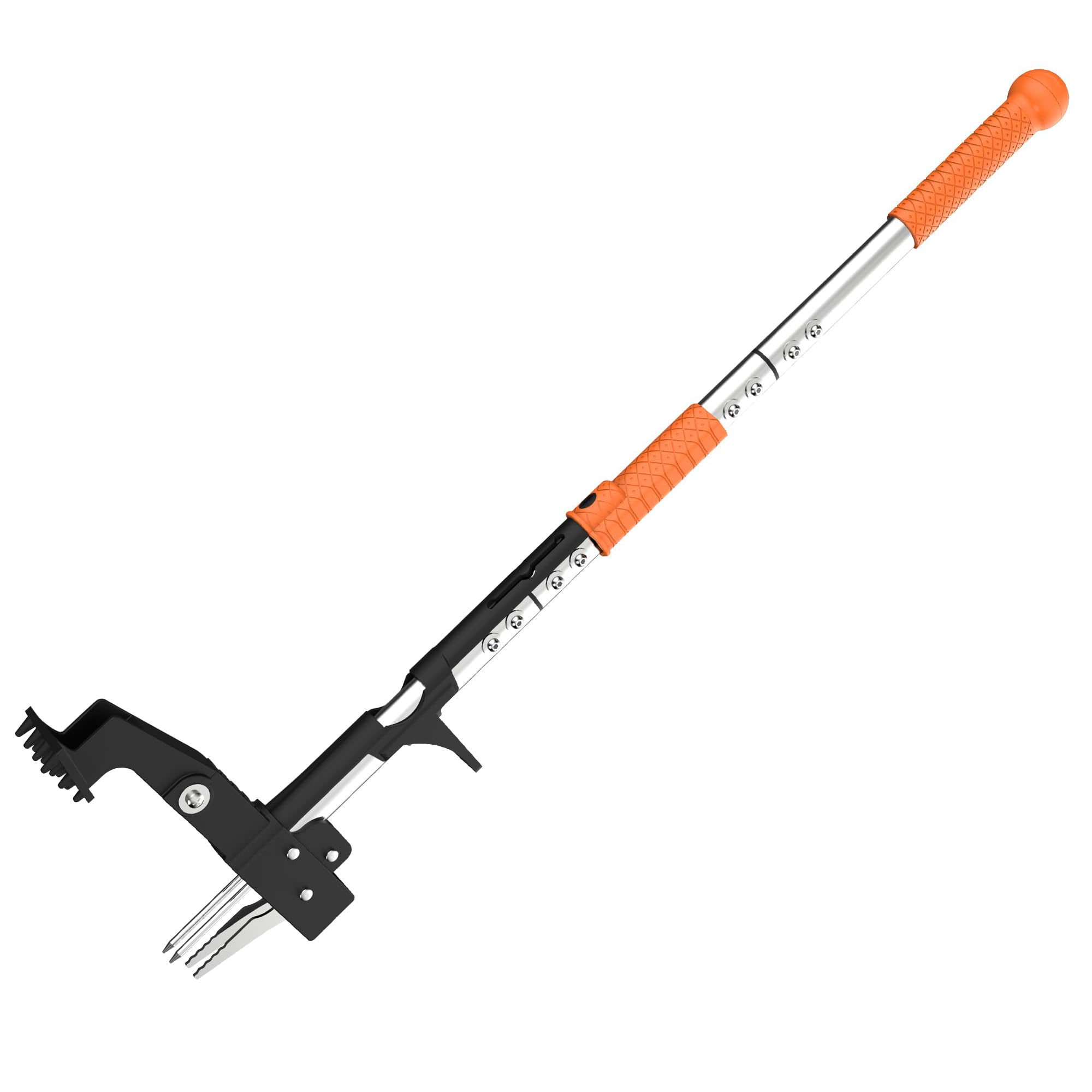 Weed Puller Tool, Heavy Duty Stand Up Weed Puller with 39.3" Long Handle & 4 Tough Stainless Steel Claws, Detachable Weed Remover Tool for Lawn Garden without Bending, Pulling, or Kneeling