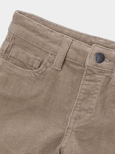 Mayoral Basic Cord Trousers for Boys Tahini3