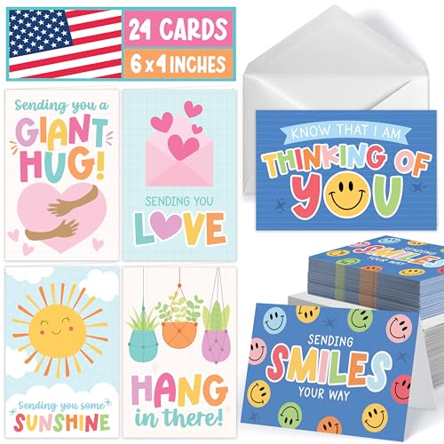 Cartes Thinking of You Hadley Designs avec enveloppes pour l'encouragement