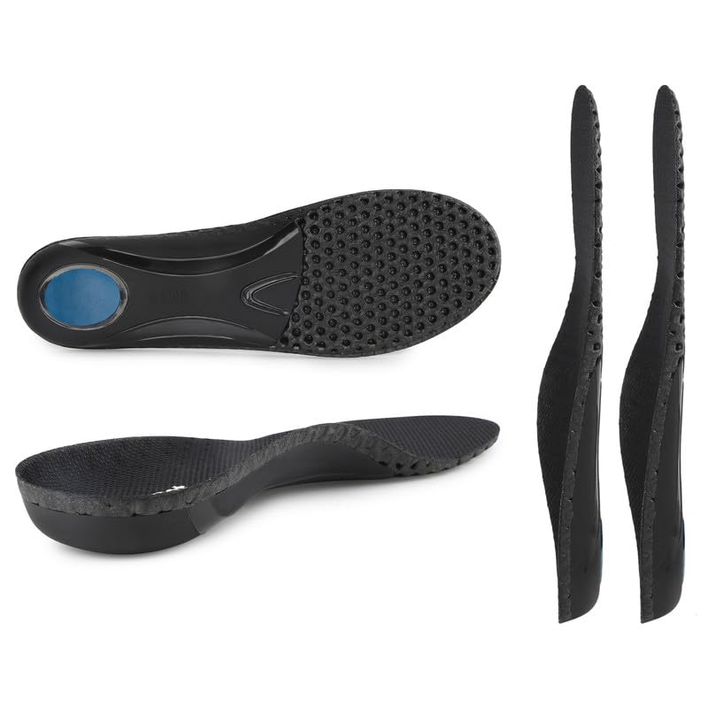 riemot Orthopädische Einlegesohlen Fersensporn Einlagen Komfort Damen Einlegesohlen Arbeitsschuhe Hohe Arch Support Schuheinlagen für Plattfüße,Plantarfasziitis,Fußschmerz EU36-47