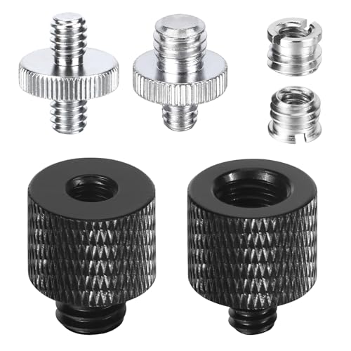JSMTKJ Adaptador Rosca Tornillo de Trípode 1/4 a 3/8 - 6 Piezas