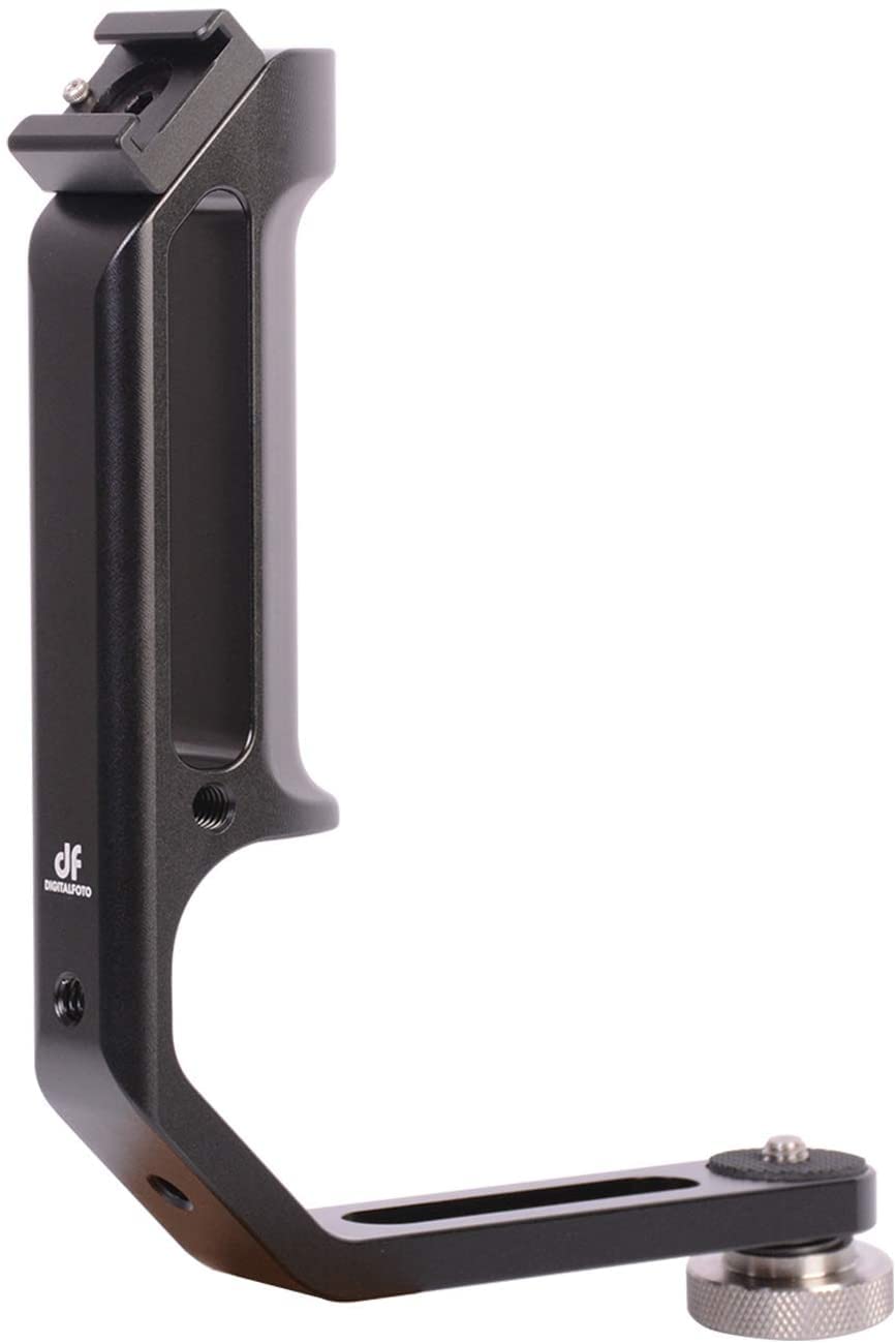 DF DIGITALFOTO Gimbal Accessori Maniglia Grip New L Staffa per Monitor di Montaggio con Bean Grip, Compatibile con DJI RS5/RS4/RS3/RS2/RONIN S & S2 & SC2 ZHIYUN Gru 2 & 2S/MOZA Air2/Feiyu
