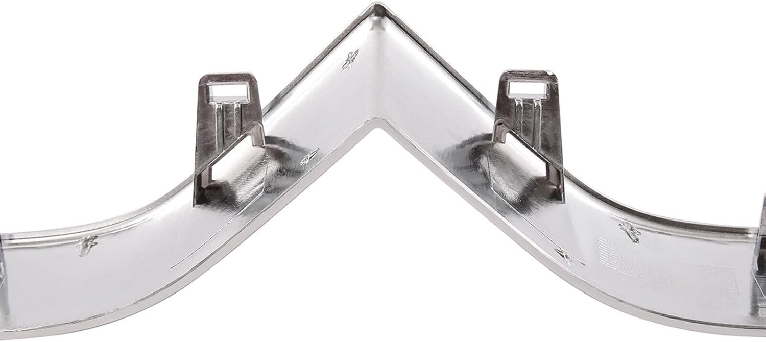 Front Bumper Upper Grille Trim Molding Chrome Fit for 2016-2020 Tesla Model X