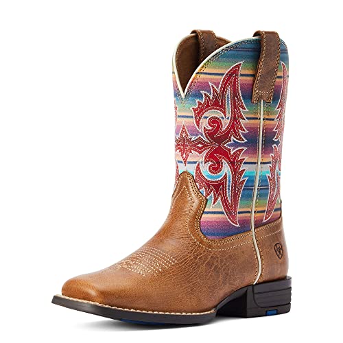 Ariat Youth Tan Lonestar Ridge Serape Cowgirl Boot - Main Image