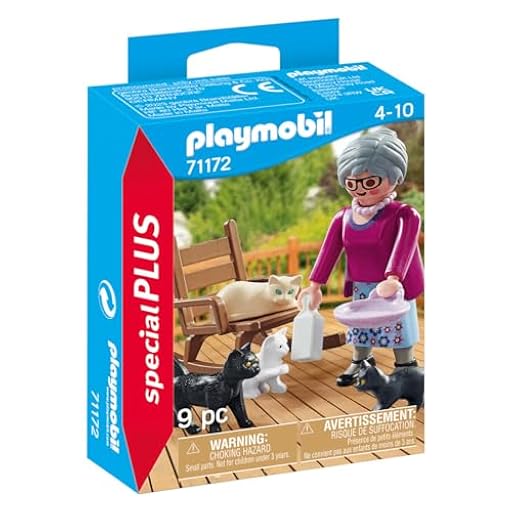 Playmobil Special Plus 71172 Grand mère avec chats | Ya disponible en tu tienda friki favorita! En mundofriki.es!