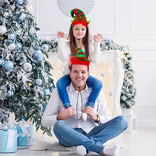 3 Stück Einstellbar Weihnachten Hund Stirnbänder Elfen Haarband, Lustige Haarreifen, Weihnachten Kostüme Zubehör für Hund Katze Haustier