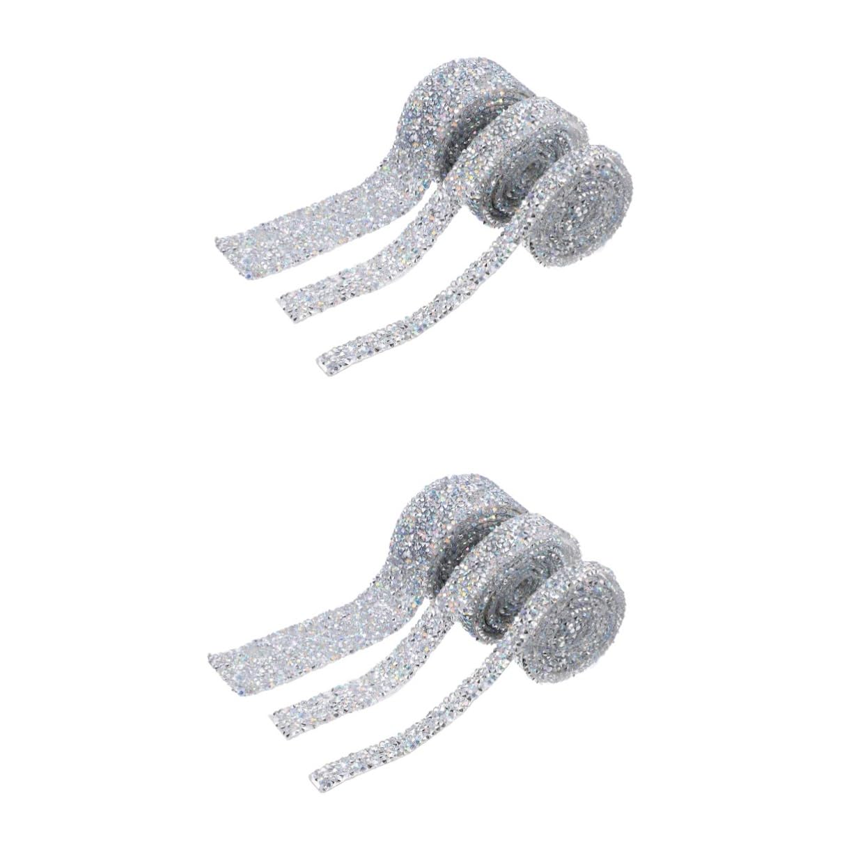 Bandes ceintures paillettes et ruban cristal mousseux pour deco