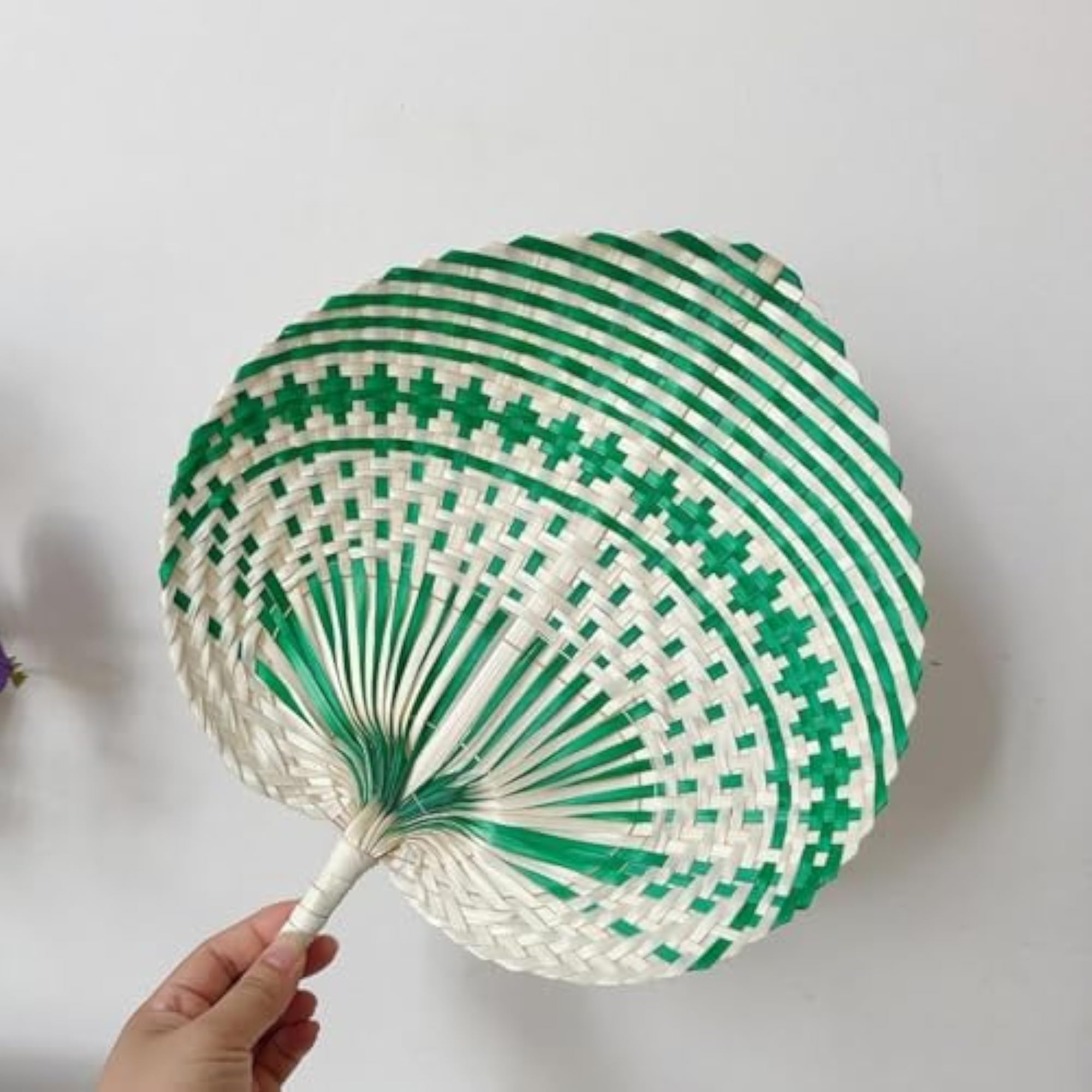 Bamboo Hand Fan Cooling Supplies for Party Decoration