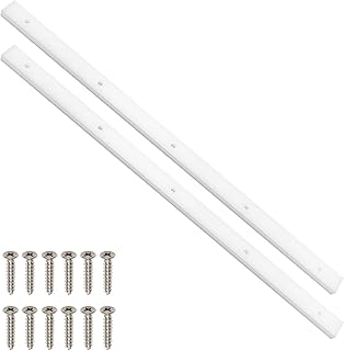 2PCS Crosscut Sled, Catcan Table Saw Sled Kit with Predrilled Holes and 12 Screws, 3/4" x 3/8" x 17" Miter Bars for Table Saw Runners(2)