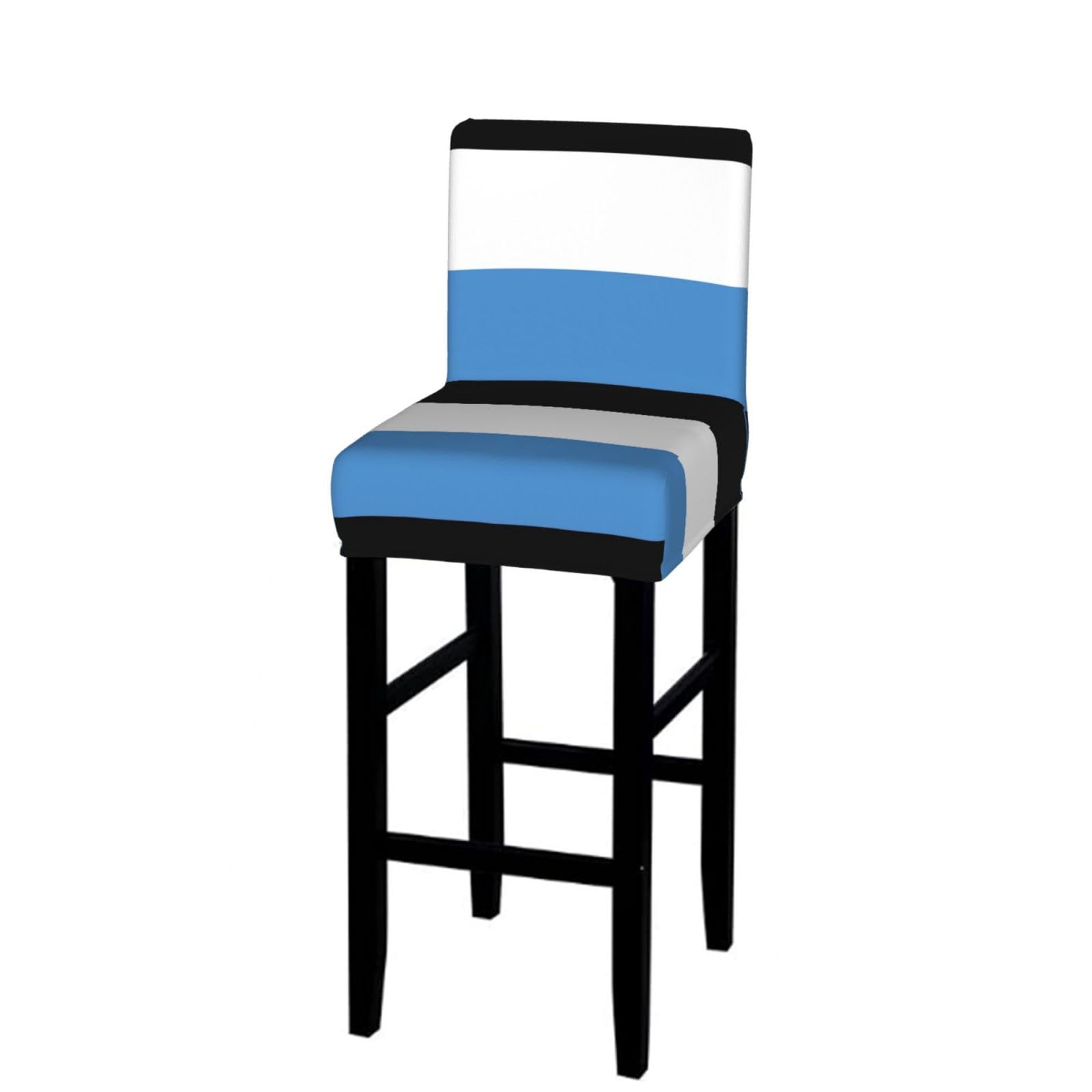 CNTDBU Flag of Estonia Bar Stool Cover-Stretchy Chair Slipcover for Kitchen