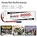 SYPOM 6S Lipos 6000mAh 120C 22.2V Lipo Battery with EC5 and XT90 Connector RC Battery for Kraton 12s/Kraton 8s/Kraton 6s/12S Losi 5iveB/Raminator/Traxxas Sledge/Arrma Mojave/RC Car/Truck(2PCS)