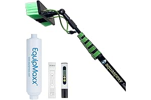 30 Foot Reach Outdoor Window Cleaner Spray Attachment for Hose