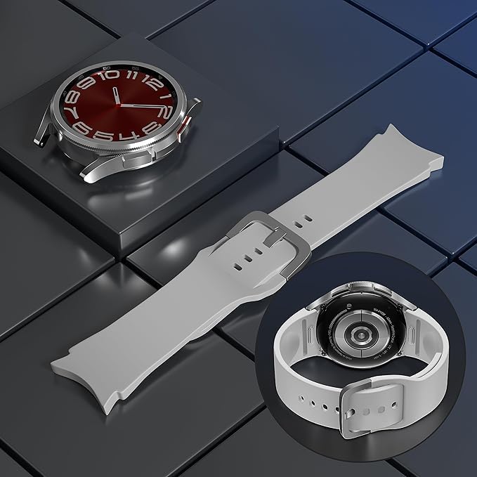 Miniatura 7 de Correas de un solo clic compatibles con Samsung Galaxy Watch 6 Band 1.732 in 1.732 in 1.732 in, Galaxy Watch 6 Classic 1.693 in 1.850 in, correa de