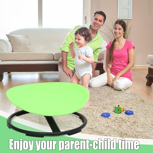 Image of Luanka Kids Swivel Chair Sensory,Spinning Chair for Autistic Kids & ADHD Children,Toddler Coordination Sensory Products for Ages 3 Years and UP,Gifts for Kid with Autism(Green)