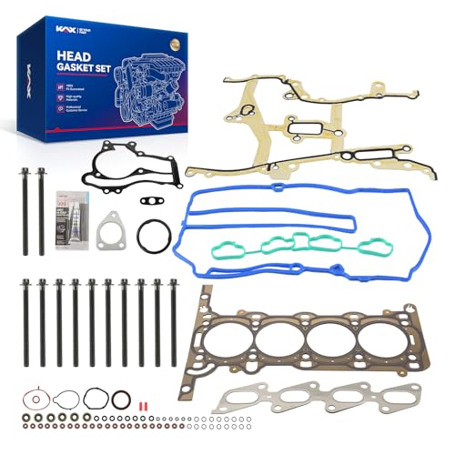 Image of KAX Engine Cylinder Head Gasket Set Compatible with Chevrolet Cruze 2011-2015, Buick Encore 2013-2016, Trax 2015-2016, Sonic 2012-2016 1.4T, Head Gasket Kit, OE# HS26540PT1