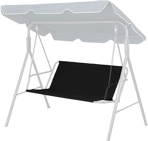 Miniatura 8 de Funda de repuesto para asiento de columpio, 600D Oxford, resistente al agua, para porche, jardín, patio, silla de columpio de 2/3 asientos (45.3 x